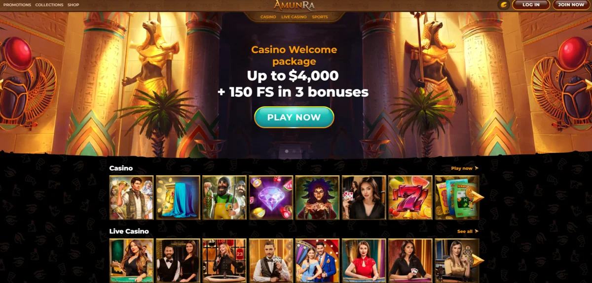 Easy mobile access to AmunRa casino Mobile access to AmunRa casino